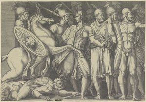 Traiano che combatte con i Daci