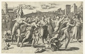 Strage degli innocenti a Betlemme da Marco Dente (possibly)
