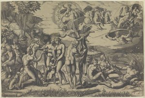 Il giudizio di Paride da Marco Dente