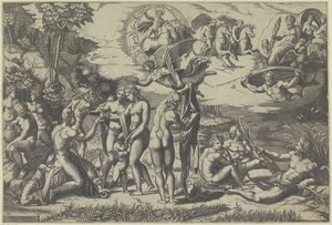 Il giudizio di Paride da Marco Dente