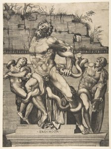 Laocoonte e i suoi figli attaccati dai serpenti