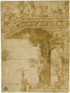 Progetto di tomba con baldacchino da Marco Marchetti