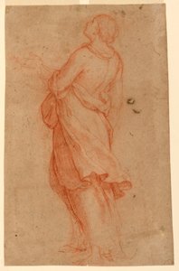 Disegno, Una giovane donna (Santa Maria Maddalena sotto la croce), 1550-75