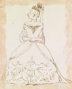 Francesca Cuzzoni by Marco Ricci da Marco Ricci
