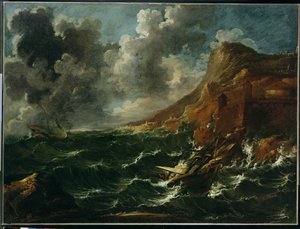 Navi in tempesta, c.1705-08