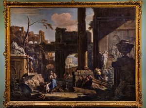 Prospettiva con rovine e figure da Marco & Sebastiano (1659 1734) Ricci