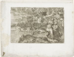 Cesare Augusto e la Sibilla Tiburtina da Marco dell