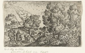 Viaggiare con prudenza da Marcus Gheeraerts (I) (attributed to)