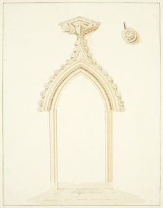 Porta della sala della sagrestia della cattedrale di Bristol