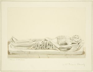 Effigie su un monumento nella Chiesa di San Pietro