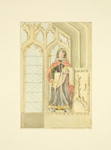 Figura della regina Elisabetta nella cappella di St Mary Redcliffe