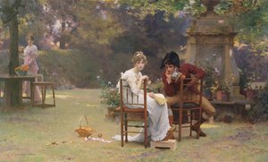 Due è compagnia, tre è nessuno, c.1892 da Marcus Stone