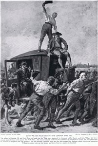 John Wilkes liberato dalla mafia londinese da Margaret (after) Dovaston