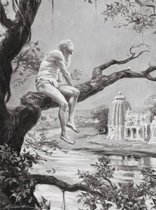 La fine di un lungo e prospero regno (litografia) da Margaret (after) Dovaston