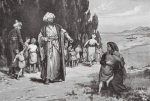 Omaggio dei bambini ai turchi (litografia)