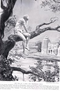 La fine di un lungo e prospero regno, illustrazione da "Hutchinsons History of the Nations", 1910 circa (litografia)