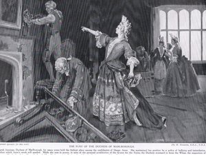 La furia della duchessa di Marlborough, 1910 circa (litografia)
