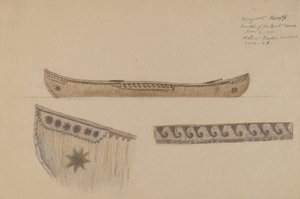 Modello di canoa da Margaret Knapp
