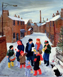cantanti di canti natalizi da Margaret Loxton