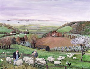 Vista del Tamigi da Margaret Loxton