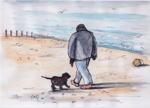 Passeggiando con il cane - 05 da Margaret Loxton