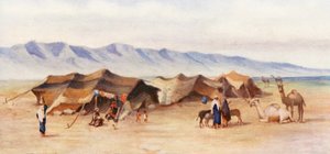 Accampamento Arabo tra Homs e Palmira da Margaret Thomas