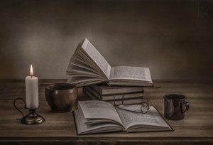 Libri a lume di candela da Margareth Perfoncio