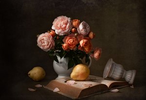 Rose e pere eleganti da Margareth Perfoncio
