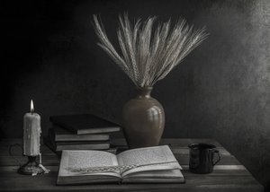 Una tranquilla lettura a lume di candela da Margareth Perfoncio