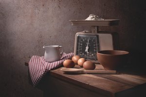 Preparazione dei dolci rustici