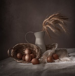 Uova rustiche e grano da Margareth Perfoncio