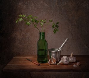 Ingredienti per una cucina rustica