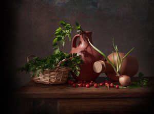 Natura morta in cucina rustica da Margareth Perfoncio