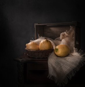 Natura morta rustica con limoni da Margareth Perfoncio
