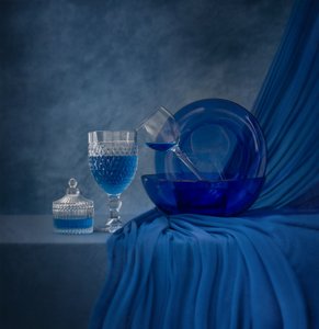 Natura morta blu zaffiro da Margareth Perfoncio
