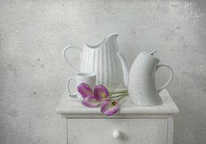Natura morta in stile shabby chic