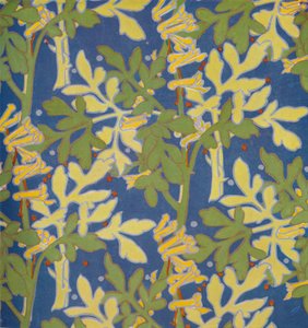 Design per seta stampata a blocchi, 1926 da Margery Tomlin