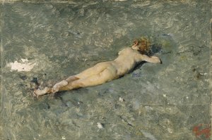 Nudo in spiaggia a Portici da Marià Fortuny Marsal