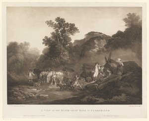 Lavoratori a riposo presso la miniera di carbone in Cumberland da Maria Catharina Prestel