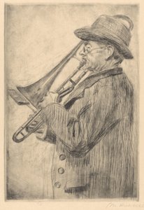 Trombonista da Maria Hubrecht (signed by artist)