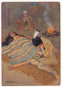 Illustrazione per Hiawatha di Longfellow da Maria Louise Kirk