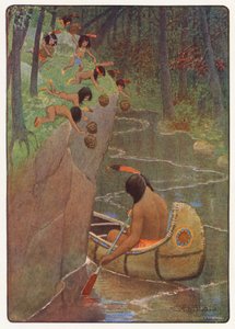 Illustrazione per Hiawatha di Longfellow da Maria Louise Kirk