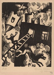 Casa in fiamme, 1918