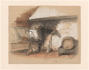 Vecchio forno in una panetteria da Maria Vos