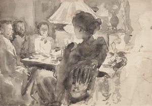 Conversazione dopo cena da Maria Yakunchikova