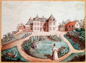 Un castello in Touraine. Illustrazione per 