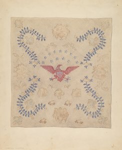 Coperta con aquila e stelle da Marian Curtis Foster