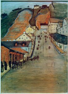La montagna verde da Marianne von Werefkin