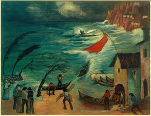 Pescatori nella tempesta da Marianne von Werefkin