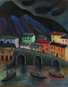 Pesca notturna ad Ascona, anni 1920-1930 da Marianne von Werefkin